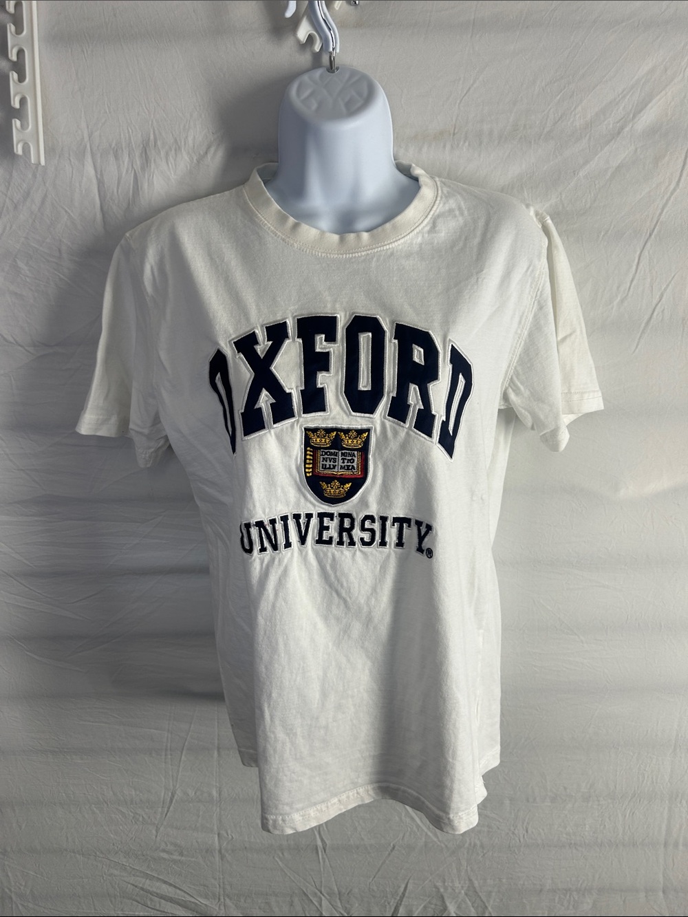 Oxford White Short Sleeve University Graphic Tee